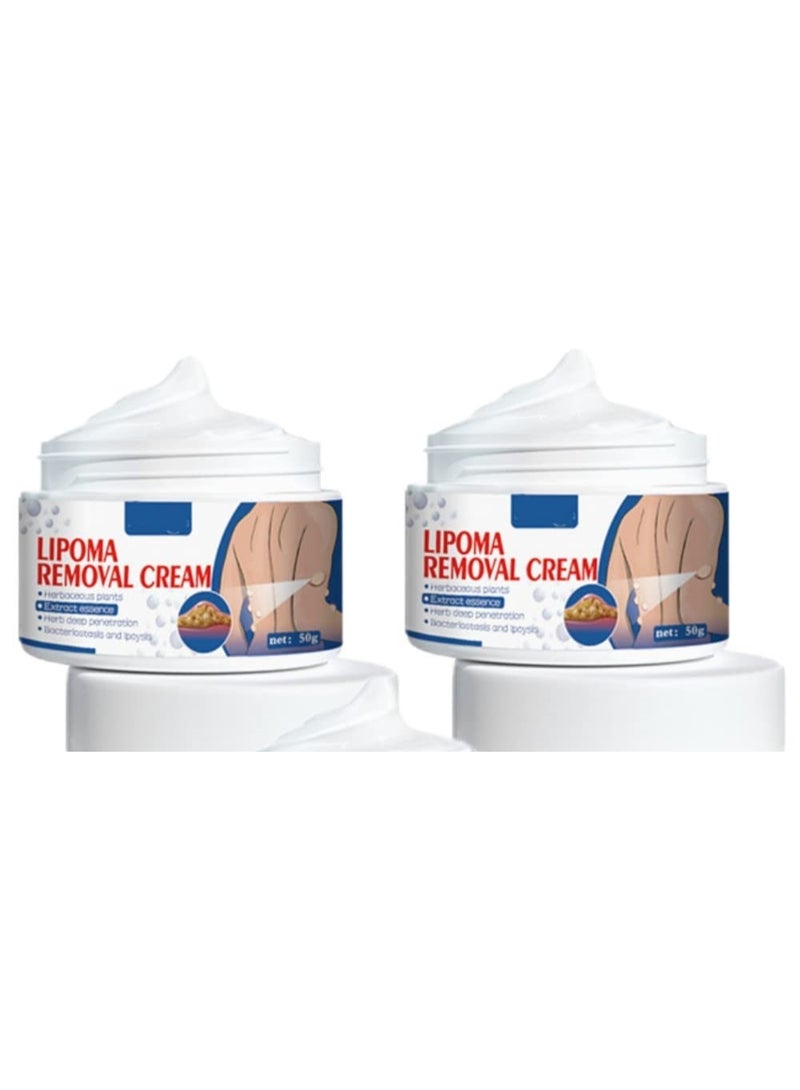 SOUTH MOON 2pc Lipoma Removal Cream, Underarm And Neck Lymphatic Care Cream, Lymphatic Drainage Cream, Anti-Cellulite Remover Cream, For Lipolysis Fat Lump Removal And Nodular Discomfort For Body And Face 2x50G - Image 1